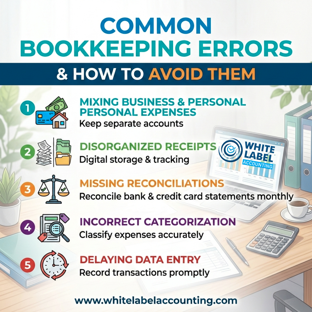 Common Bookkeeping Errors and How to Avoid Them