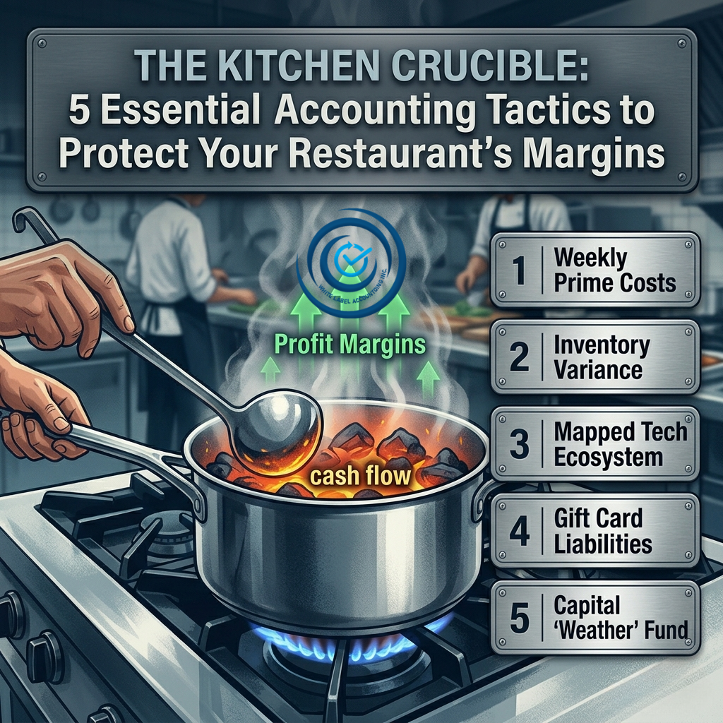 The Kitchen Crucible: 5 Essential Accounting Tactics to Protect Your Restaurant’s Margins
