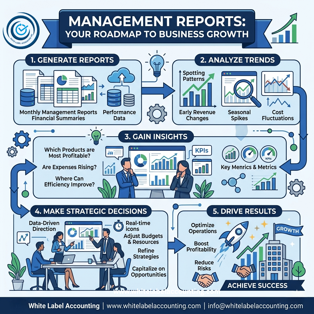 Using Management Reports to Identify Business Trends: Turning Data into Direction