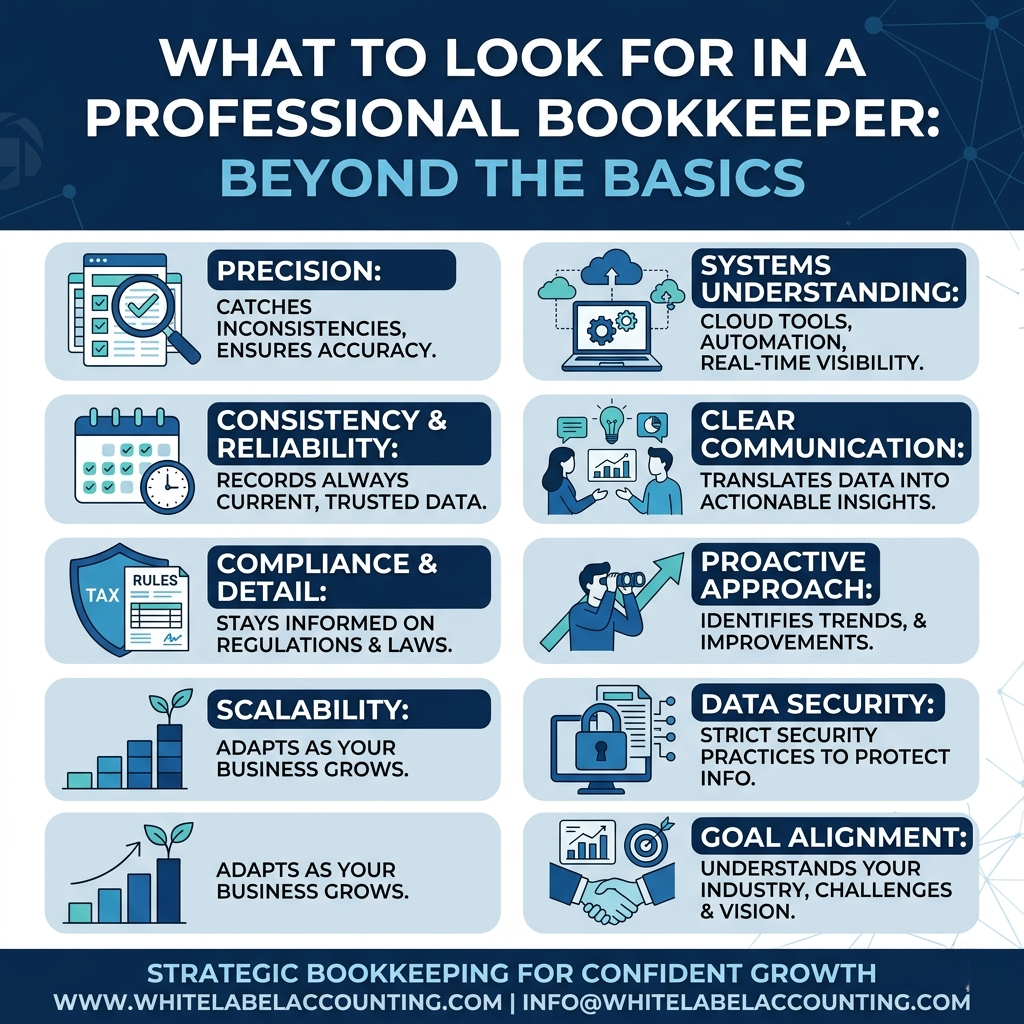 What to Look for in a Professional Bookkeeper: Beyond the Basics