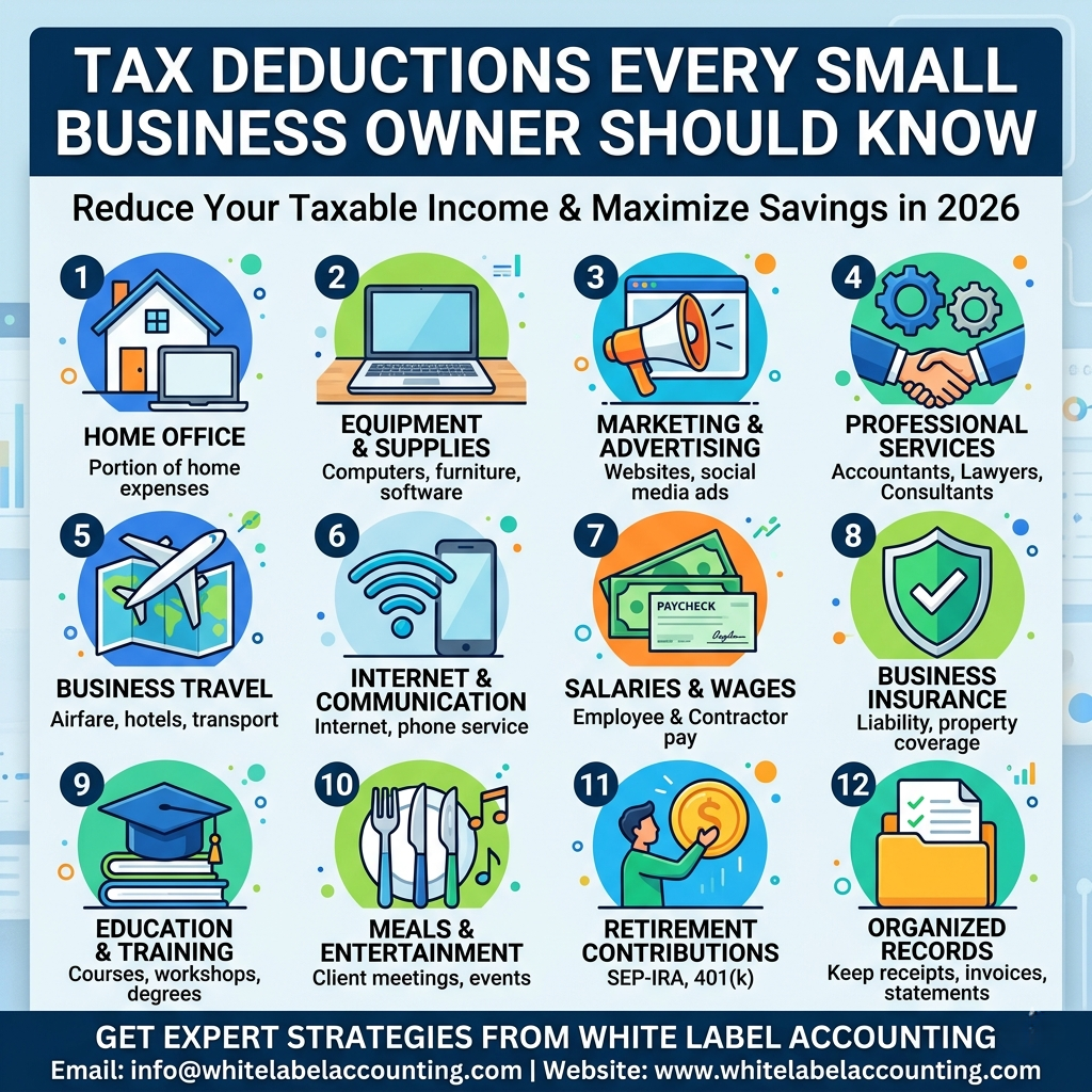 Tax Deductions Every Small Business Owner Should Know in 2026