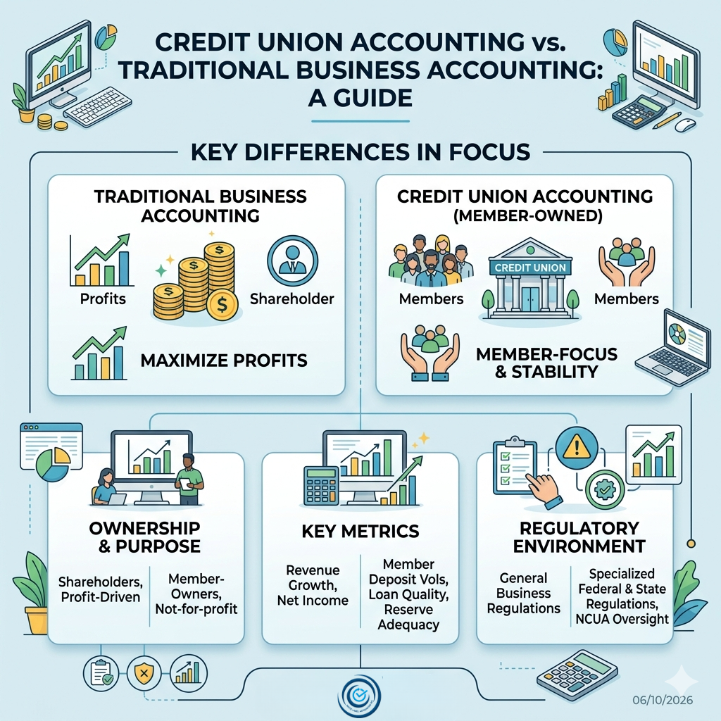 Credit Union Accounting: Why It Is Different from Traditional Business Accounting
